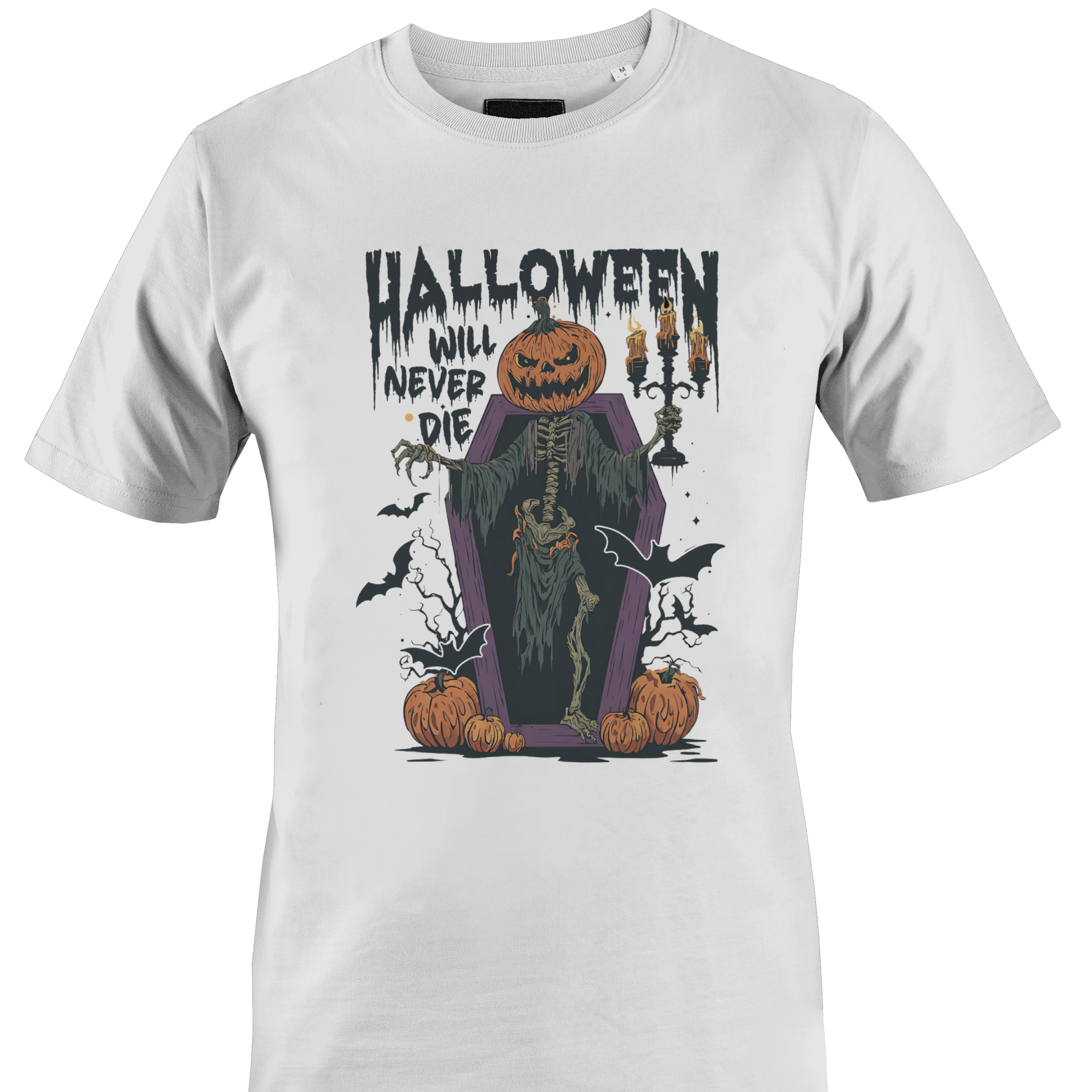 T-Shirt / Crew Neck - Halloween Will Never Die – Monkey's Creations