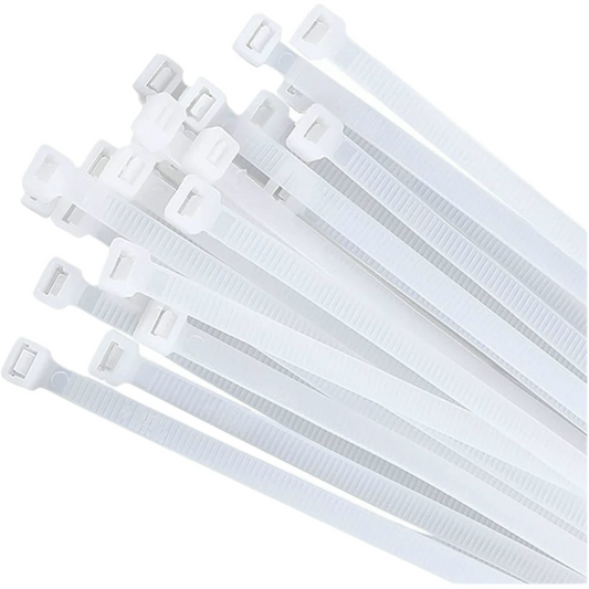 White cable ties