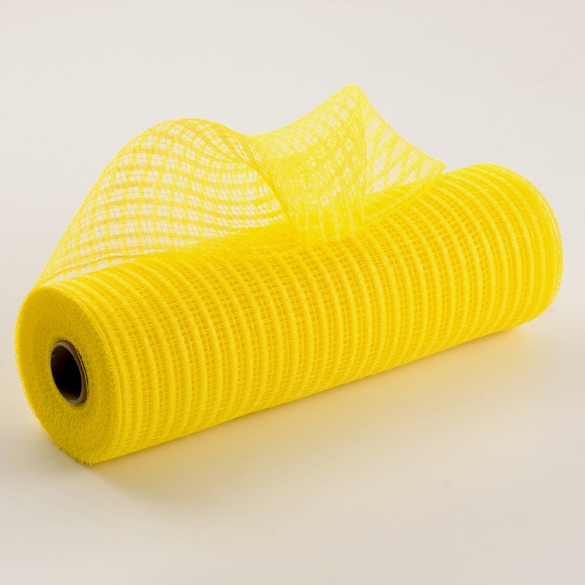 10" roll of daffodil yellow breeze deco mesh