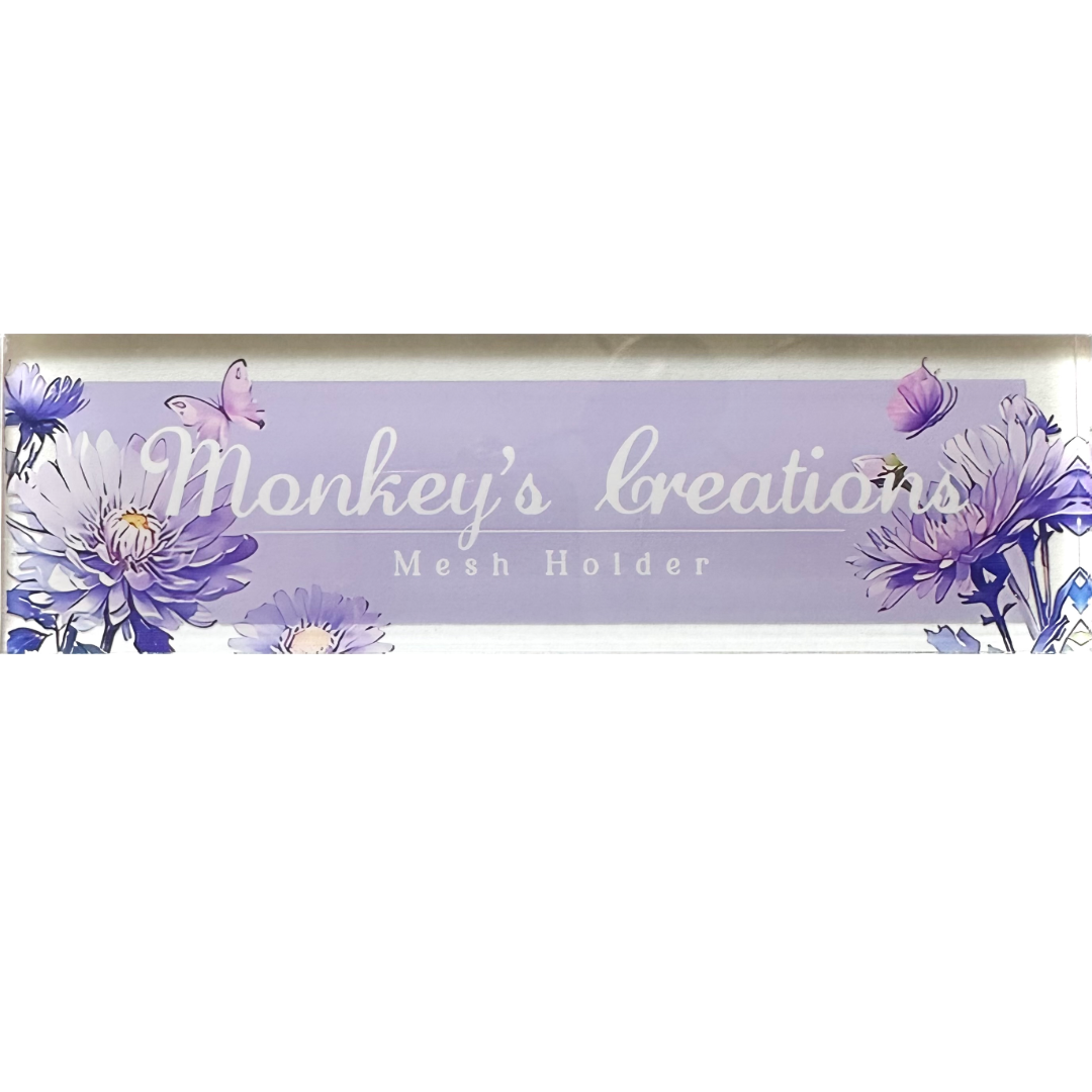 monkeys creations acrylic mesh holder