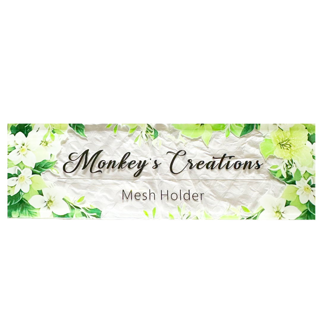 monkeys creations acrylic mesh holder