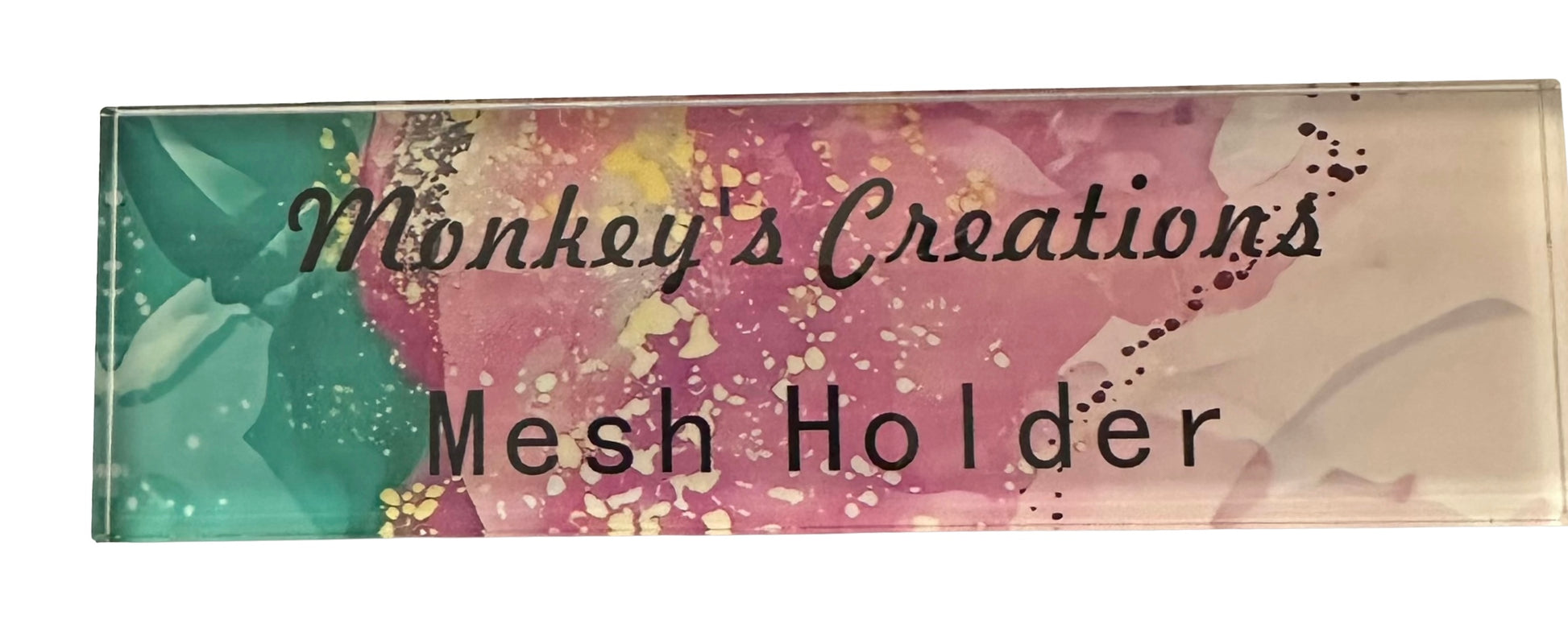 monkeys creations acrylic mesh holder