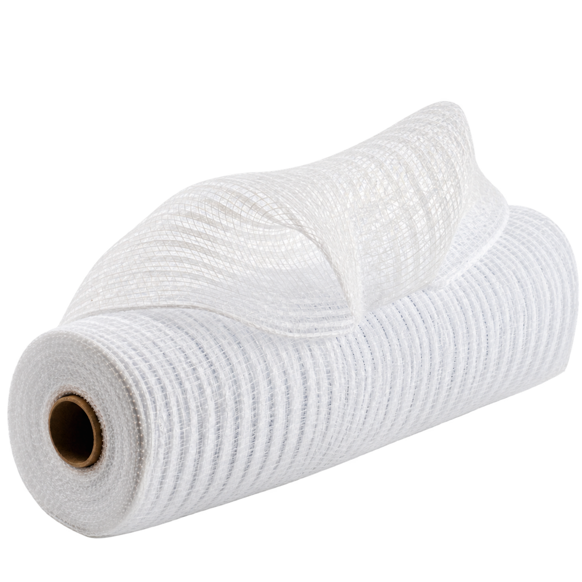 10" x 10 yard roll of white breeze deco mesh