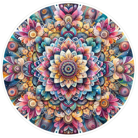 Colorful mandala design