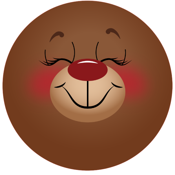 Round metal wreath sign reindeer face 