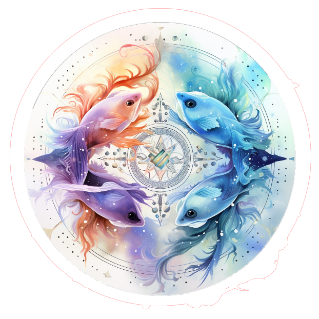 Colorful fish illustration