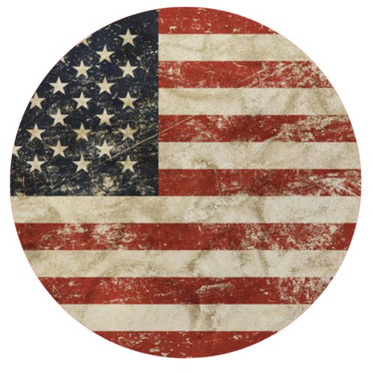 Vintage-style American flag 