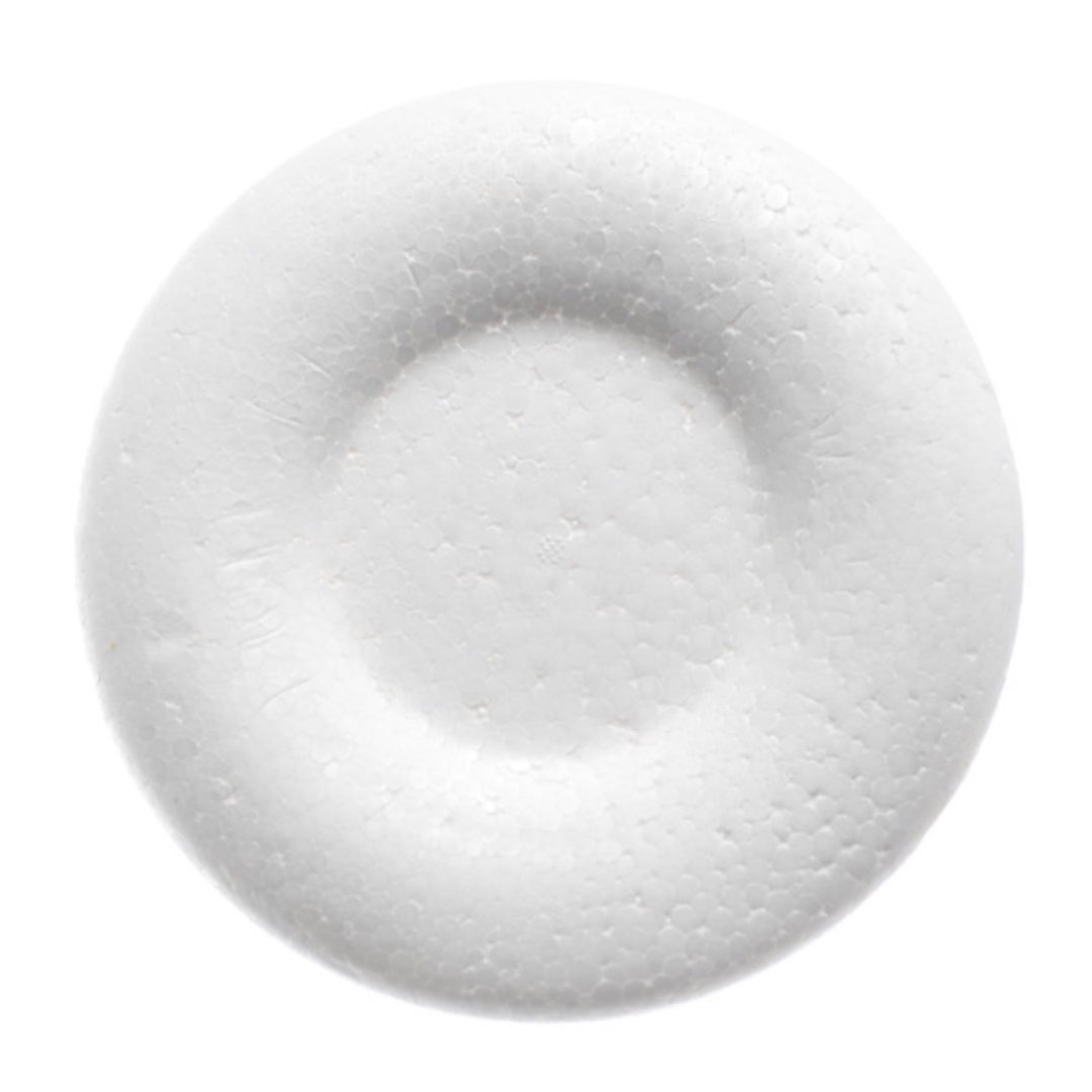 White round styrofoam blank 