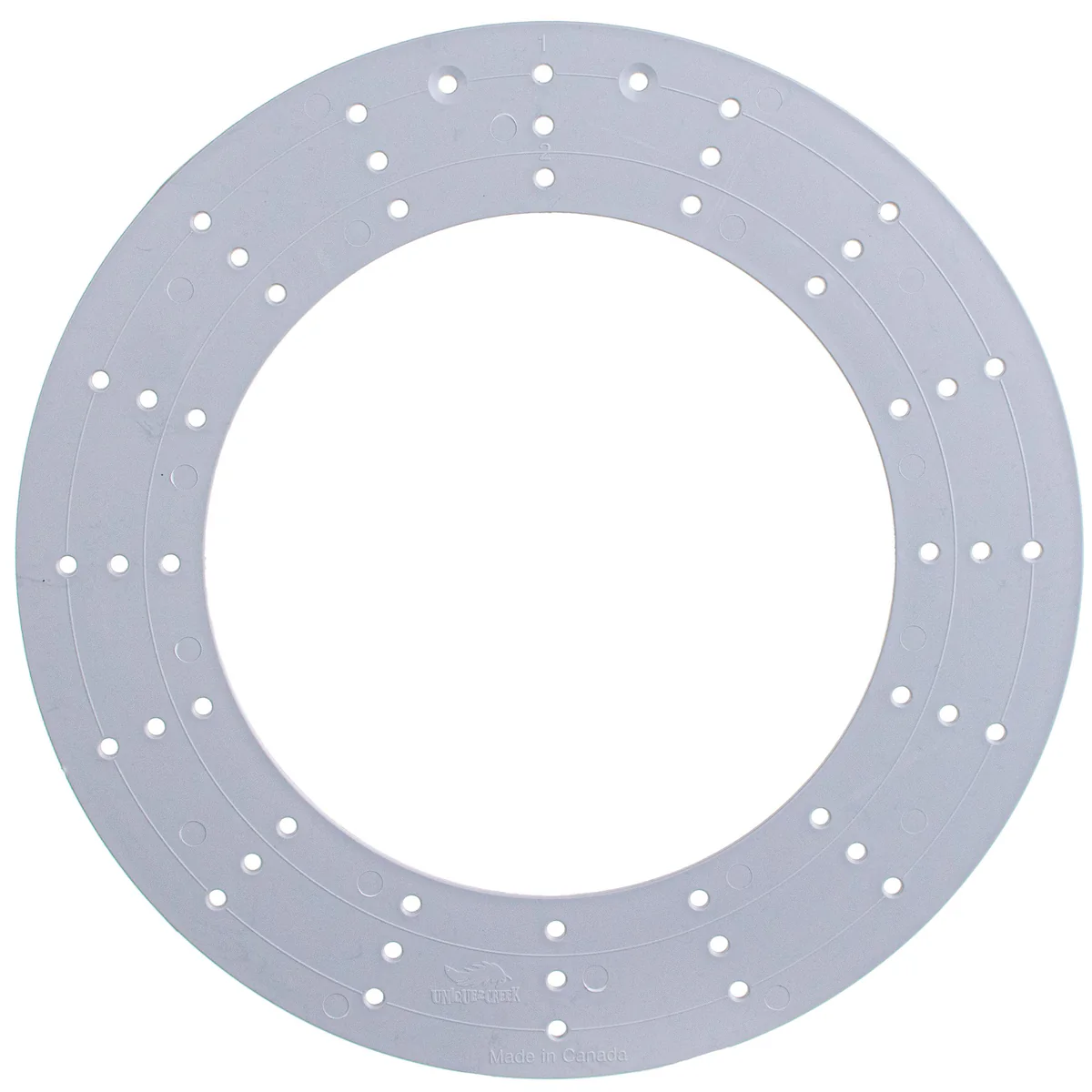 Plastic ring shaped wreath making form