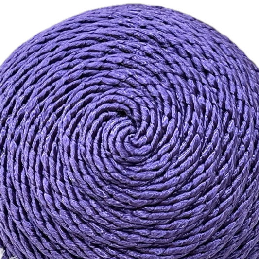 purple rope round flower center